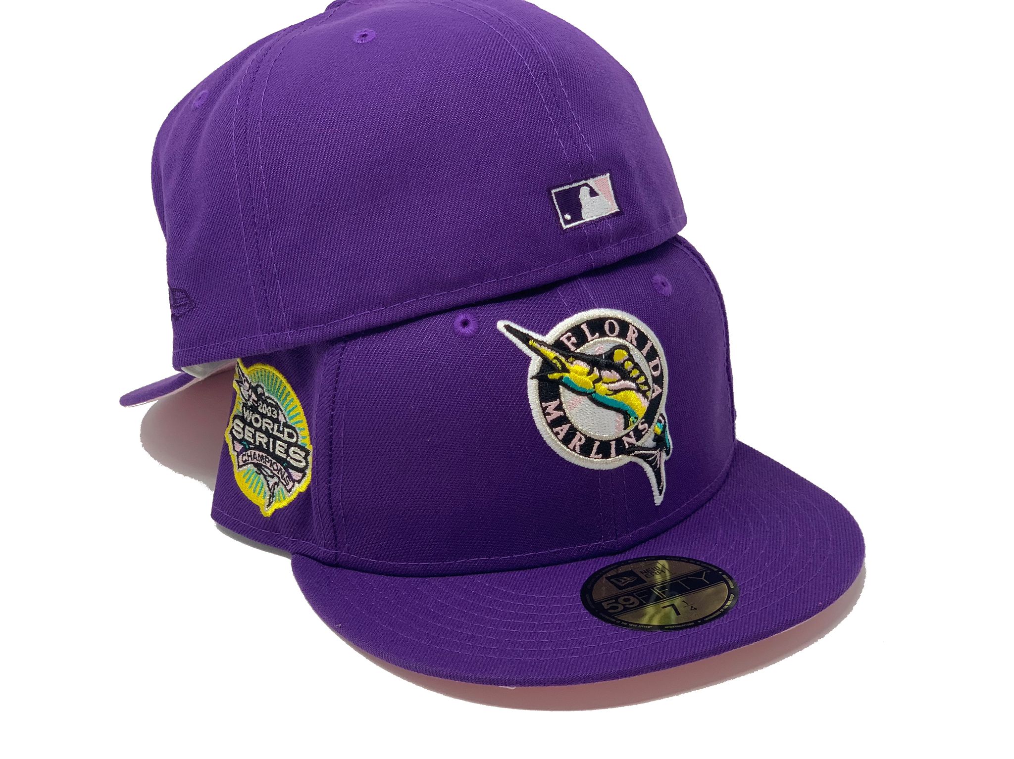 Purple Florida Marlins 2003 World Series 59fifty New Era Fitted Hat ...
