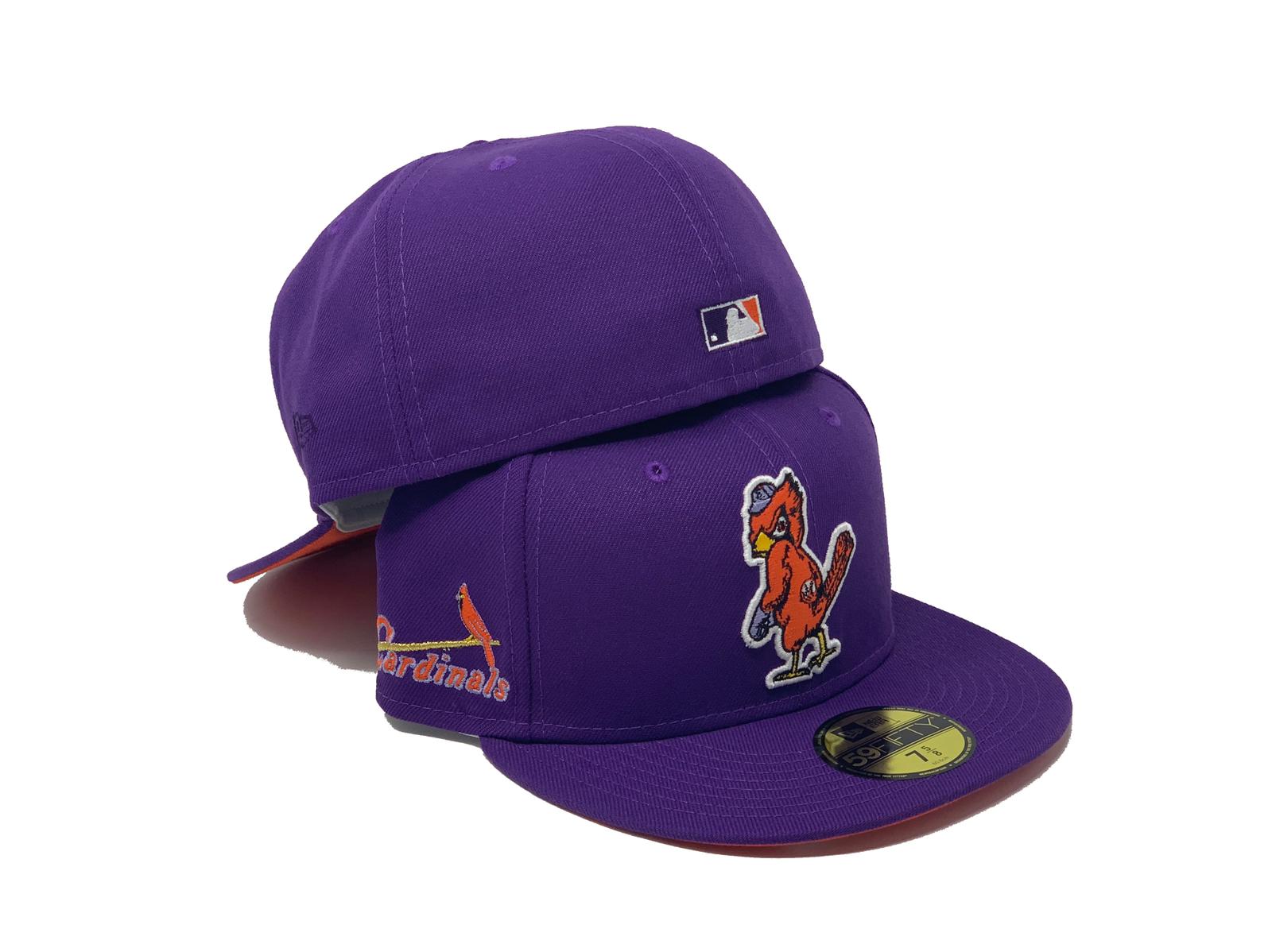 dark purple fitted hat