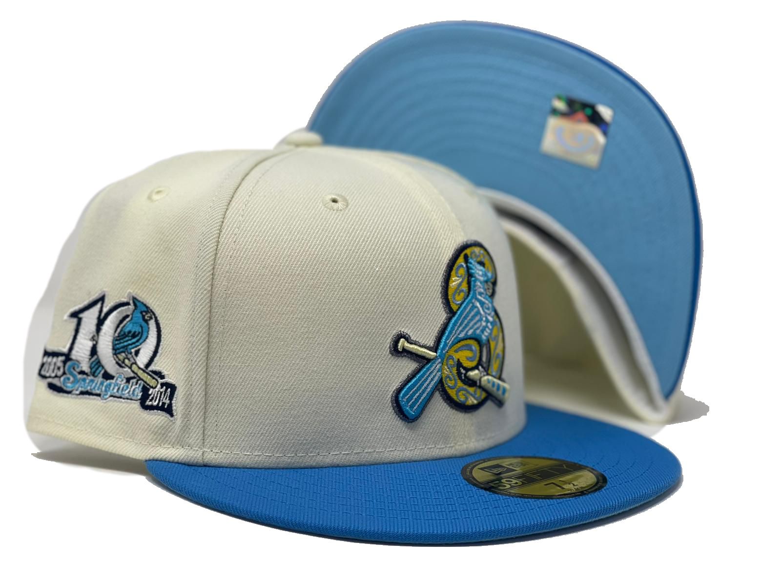 blue brim new era