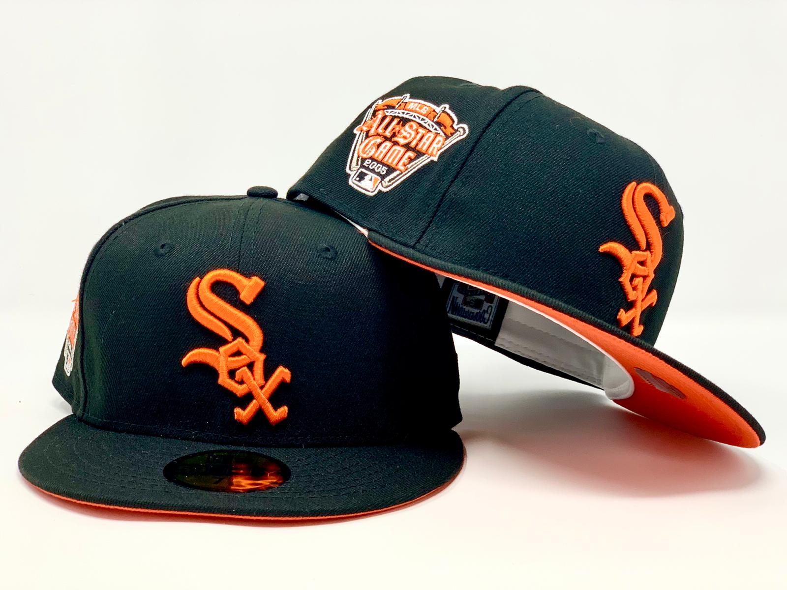 New Era San Francisco Giants Fitted Orange Bottom Black Orange (8 X  Champions Embroidery)