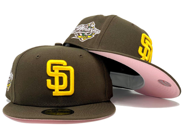 New Era x FELT 59Fifty San Diego Padres Brown Gold Fitted Hat Limited  Edition - Billion Creation