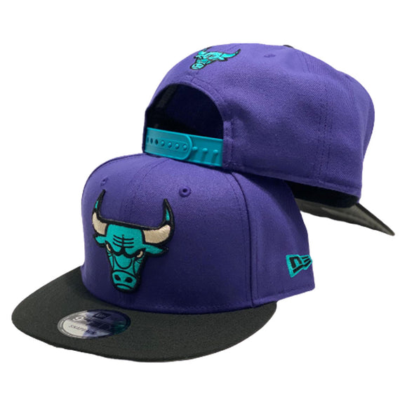 new era chicago bulls grape snapback cap