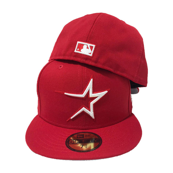 KTZ Houston Astros Prism Color Pack 59fifty Fitted Cap in Red for