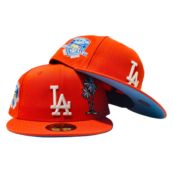 orange new era fitted