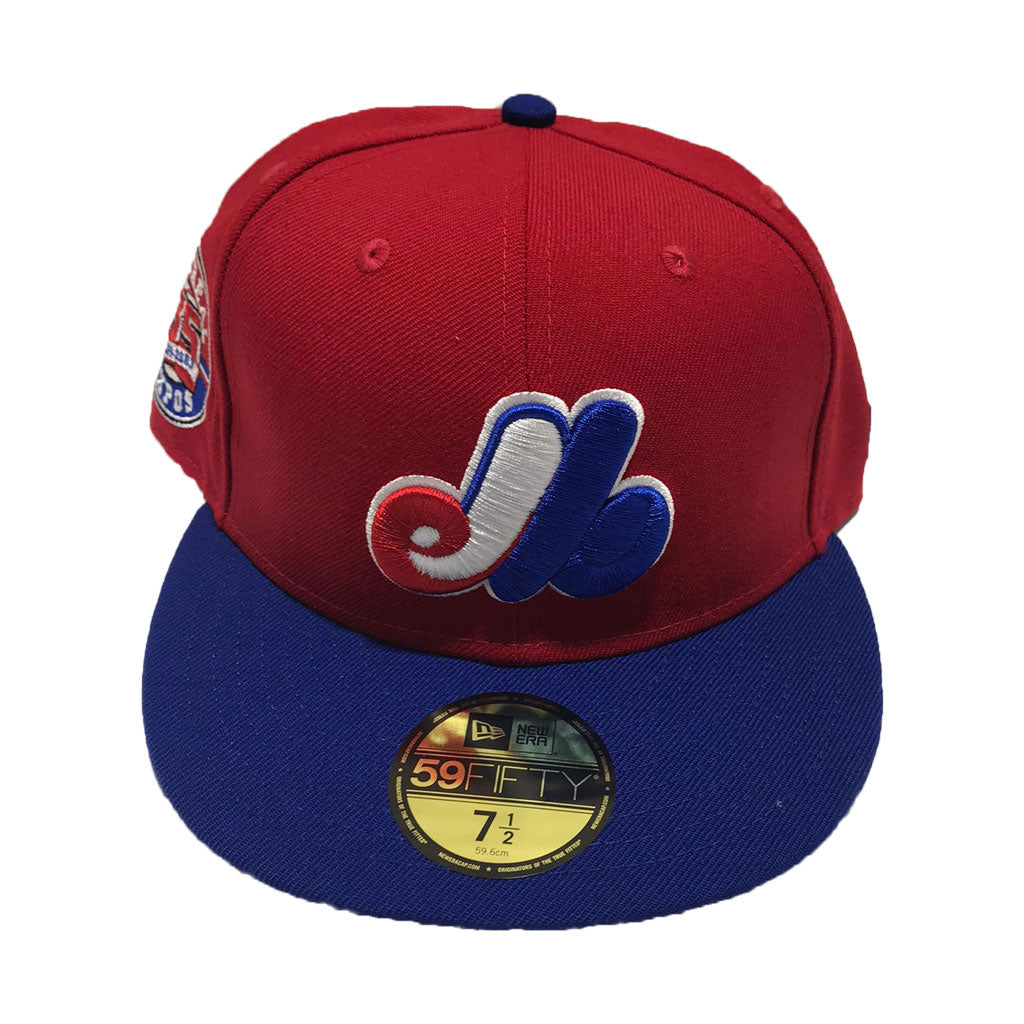 MLB Montreal Expos Men's Mitchell and Ness 2002 Authentic Mesh BP