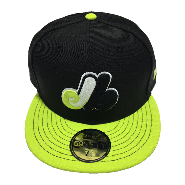 black neon green hat