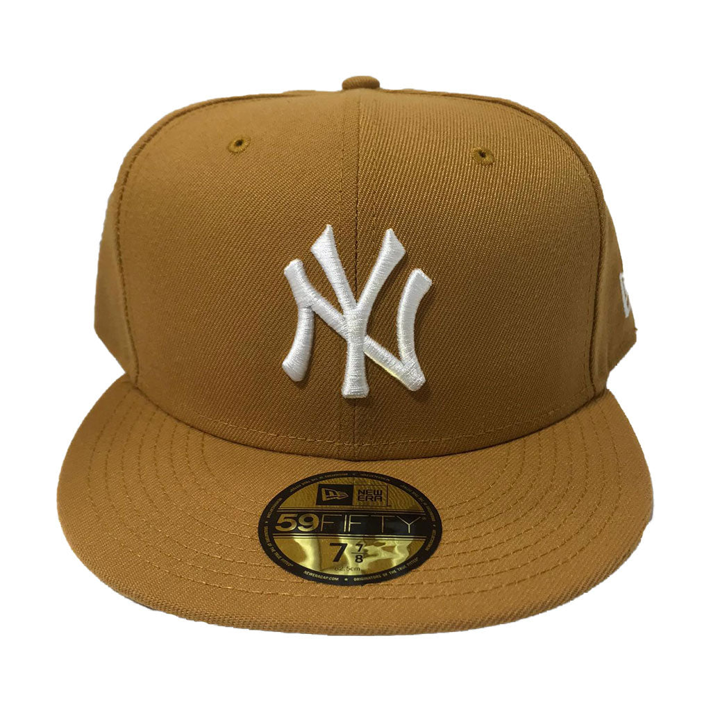 NEW ERA NEW YORK YANKEES TAN 59FIFTY FITTED HAT Sports World 165