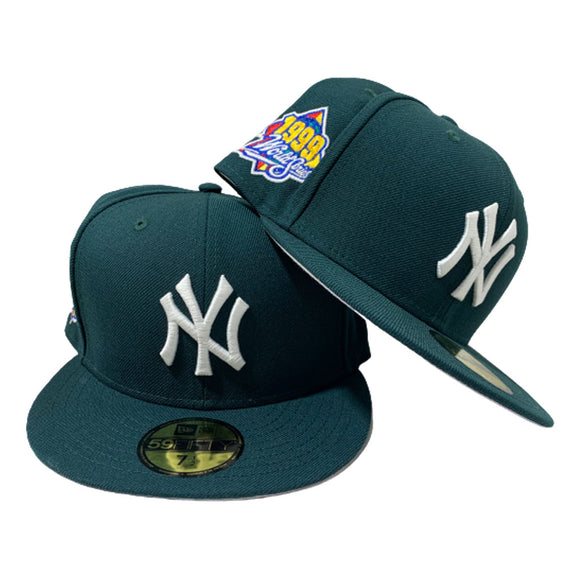 NEW YORK YANKEE ALL GREEN 1999 WORLD SERIES FITTED – Sports World 165