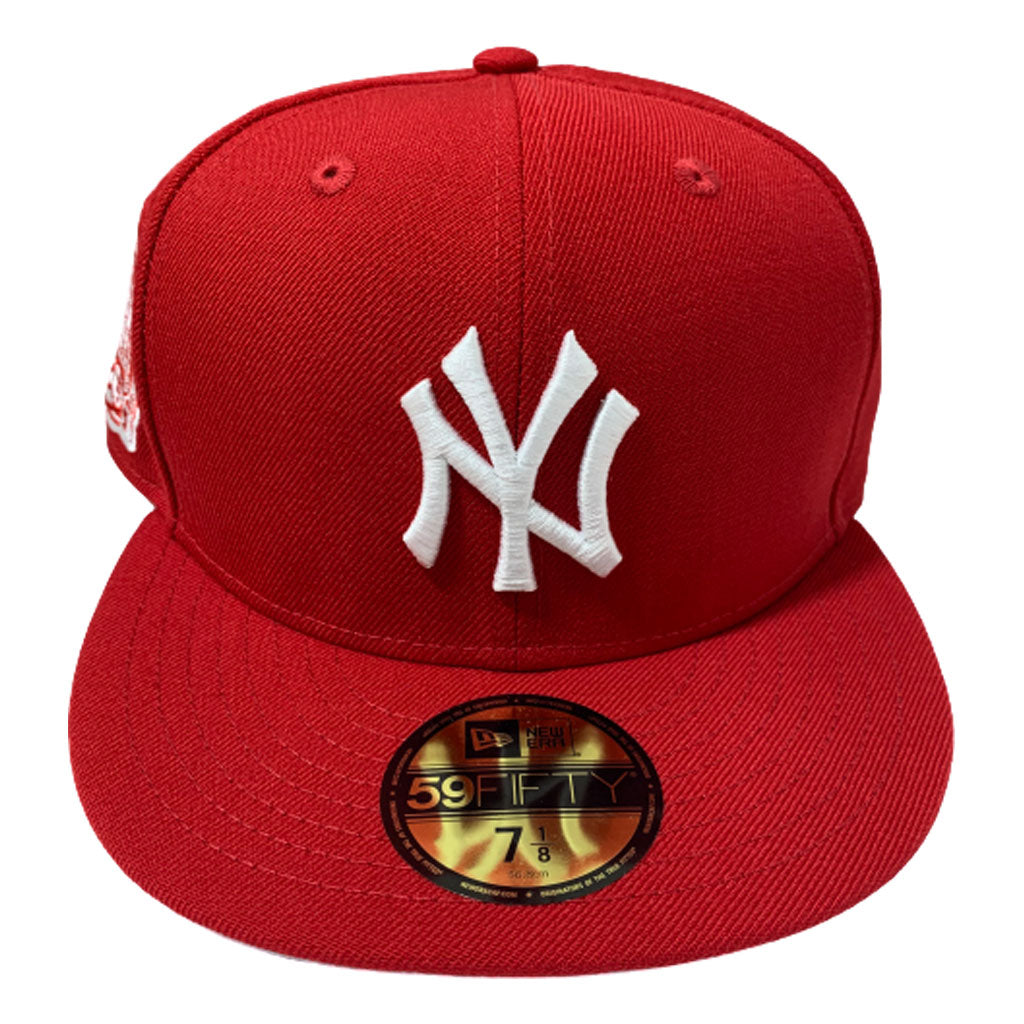 NEW YORK YANKEE ALL RED 2000 SUBWAY SERIES FITTED HAT – Sports World 165