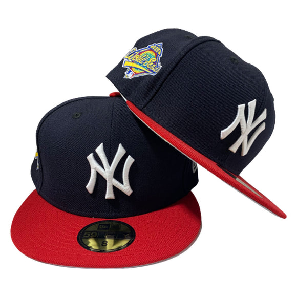 New York Yankee Red Visor 1996 World Series New Era Fitted Sports World 165