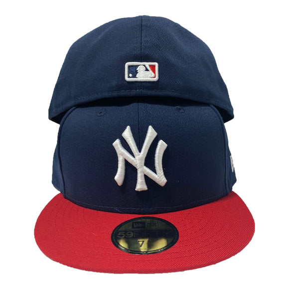 New York Yankees Navy Red New Era Fitted Hat – Sports World 165