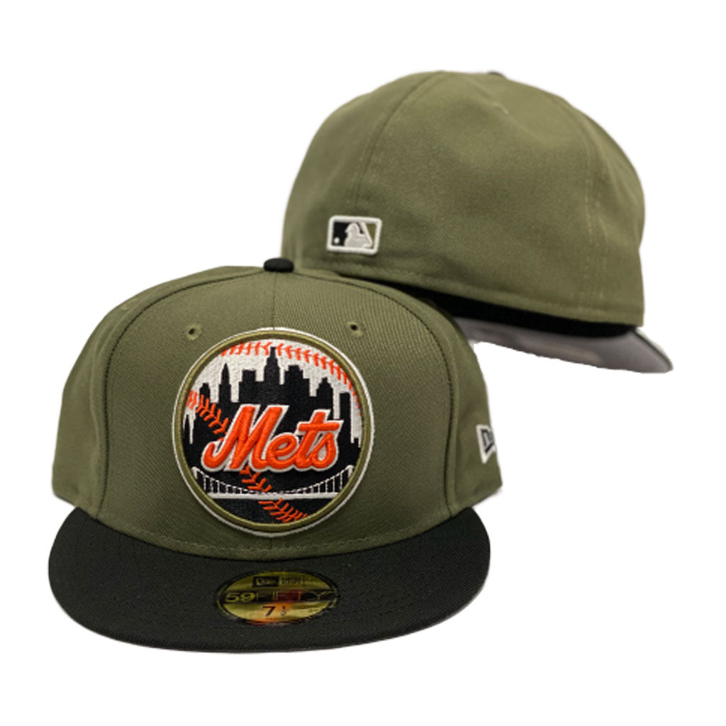 New York Mets Olive Orange Circle Logo New Era – Sports World 165