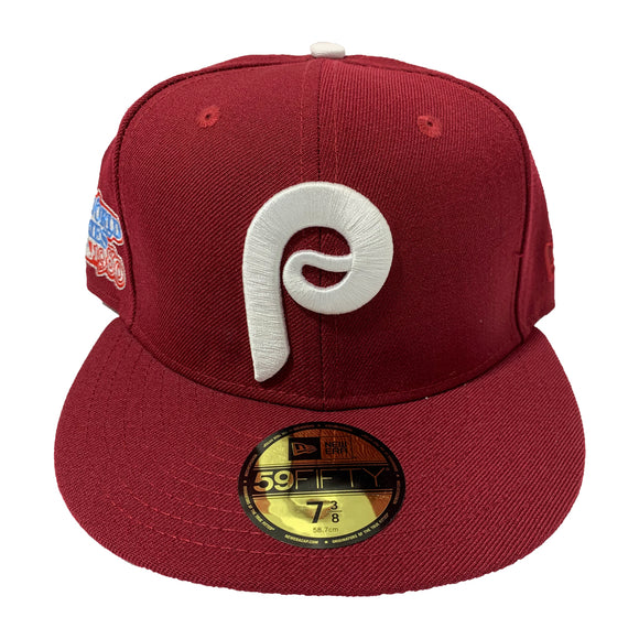 phillies hat burgundy