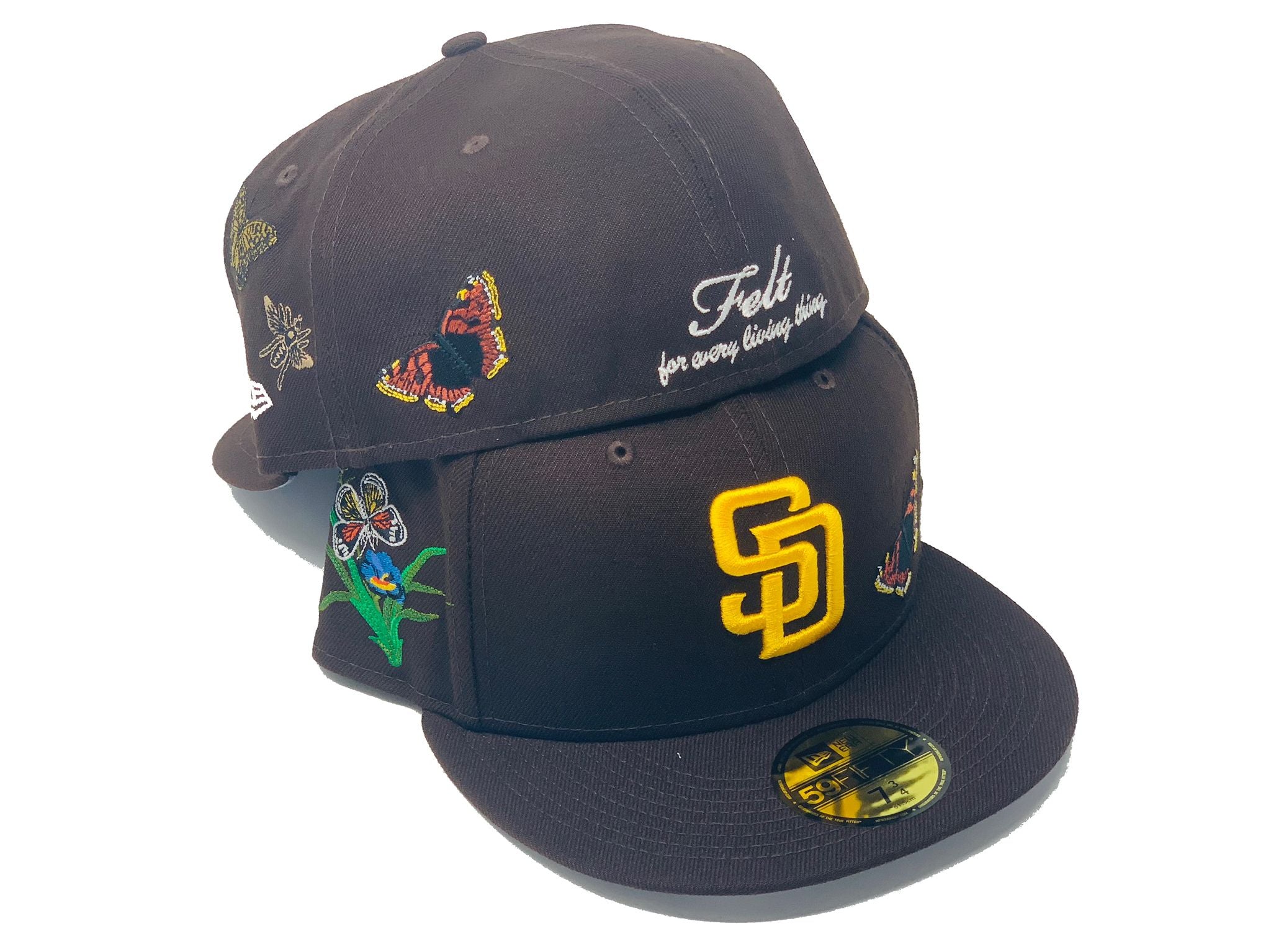 FELT * SAN DIEGO PADRES BROWN 59FIFTY NEW ERA FITTED HAT Sports World 165