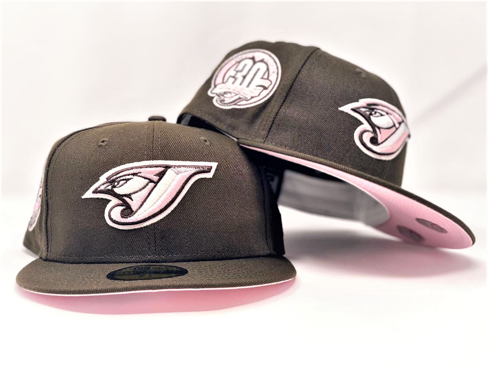 Toronto Blue Jays 30th Season Walnut Pink Brim New Era Fitted Hat Sports World 165