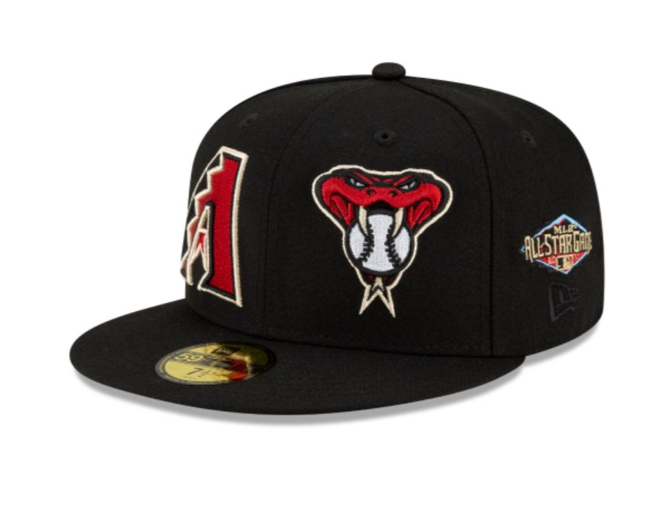 Black Arizona Diamondbacks Patch Pride 59FIFTY New Era Fitted Hat ...
