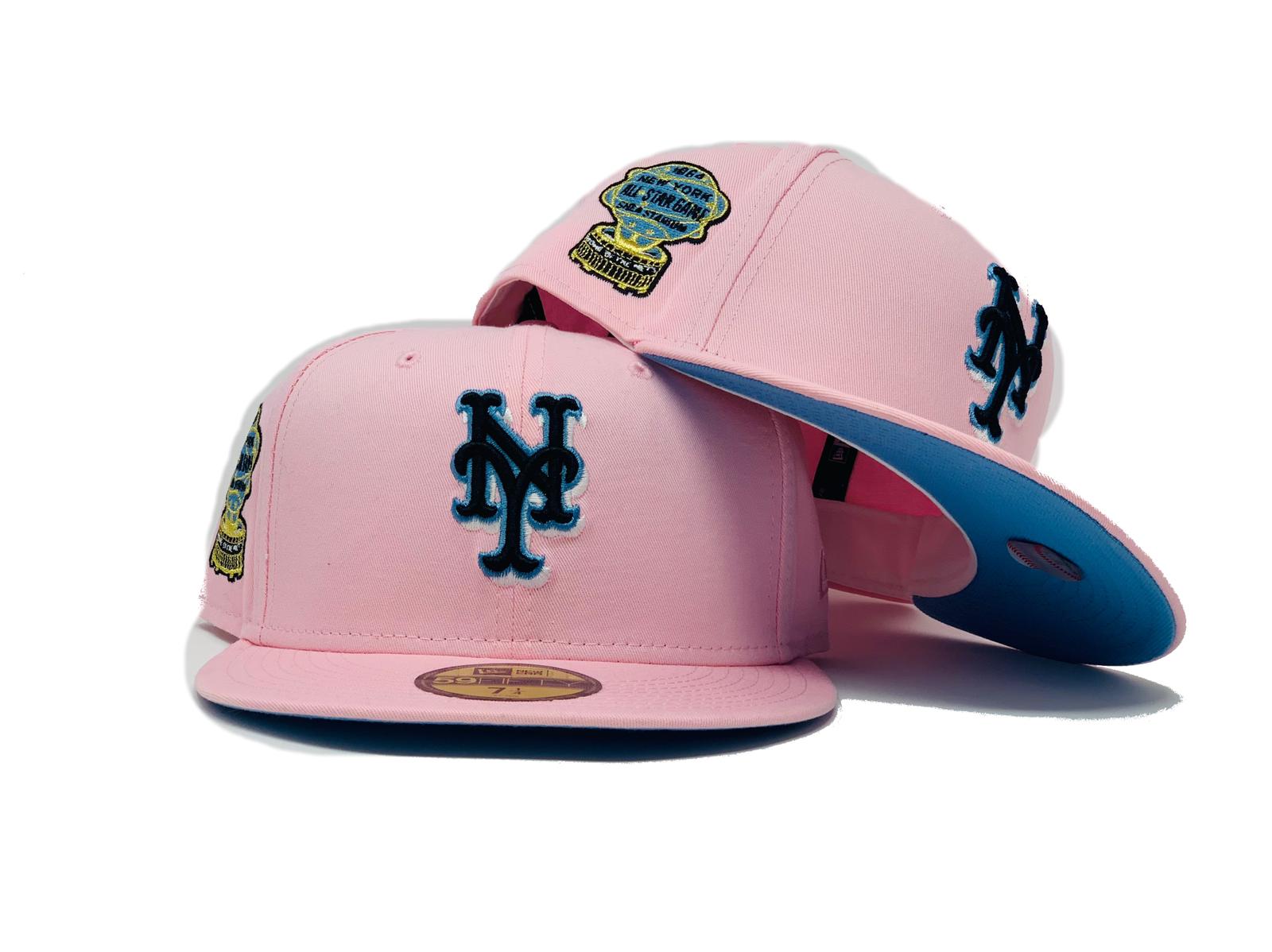 KTZ Girls' New York Mets Disney Tykes Trucker 9twenty Cap in Pink