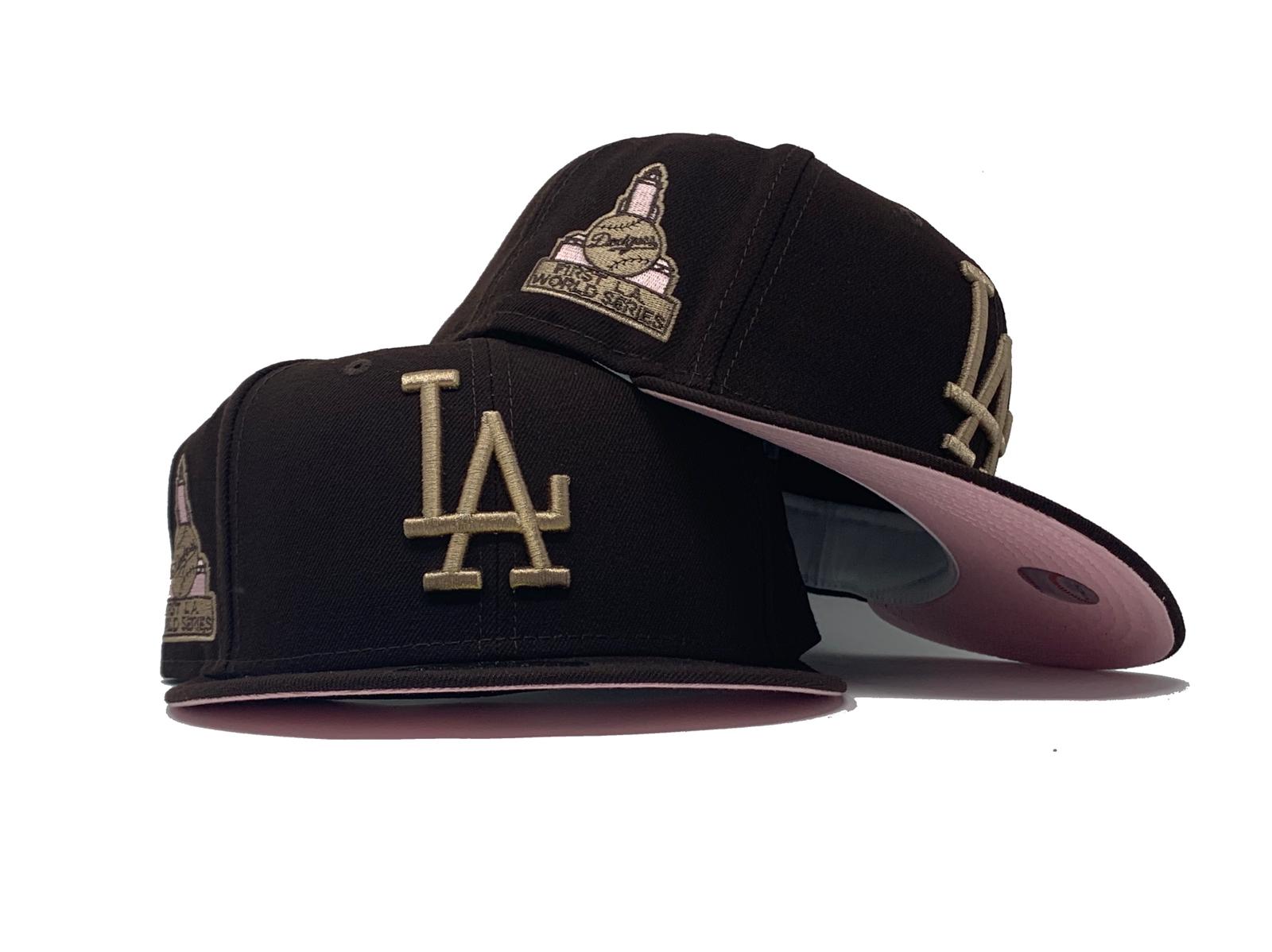 dark brown dodgers hat