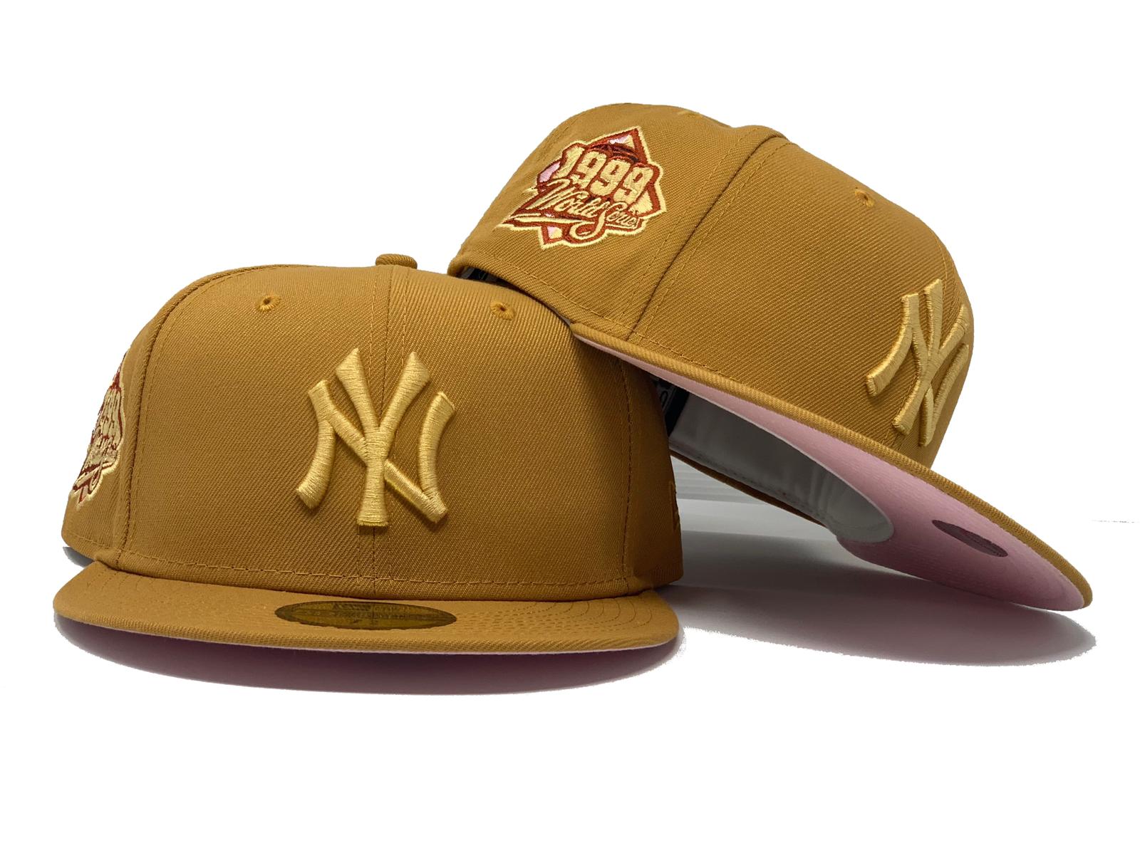 wheat color fitted hats