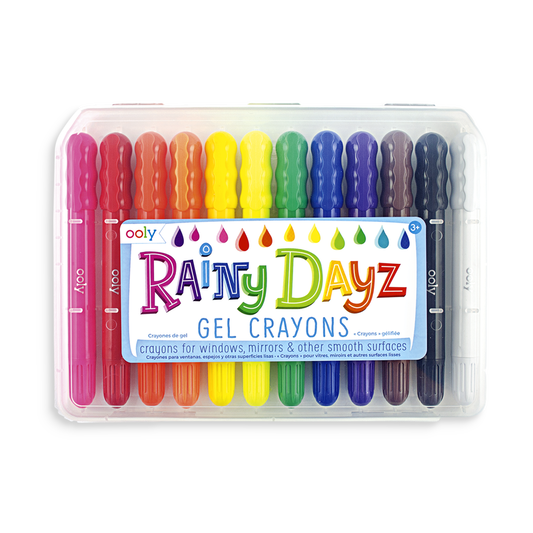 Rainbow Sparkle Watercolor Gel Crayons - Set of 12 at Lakeshore