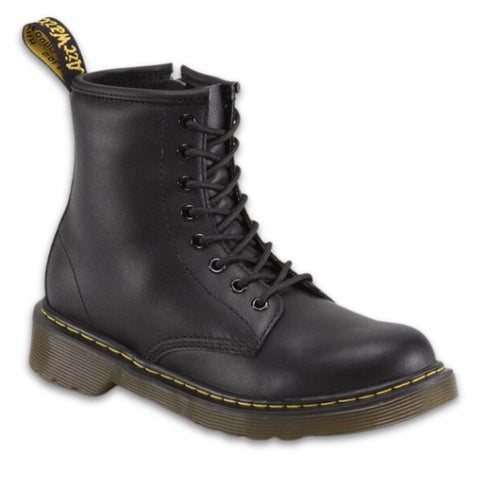 Dr. Martens Delaney schoenen met rits en veter, unisex in zwart