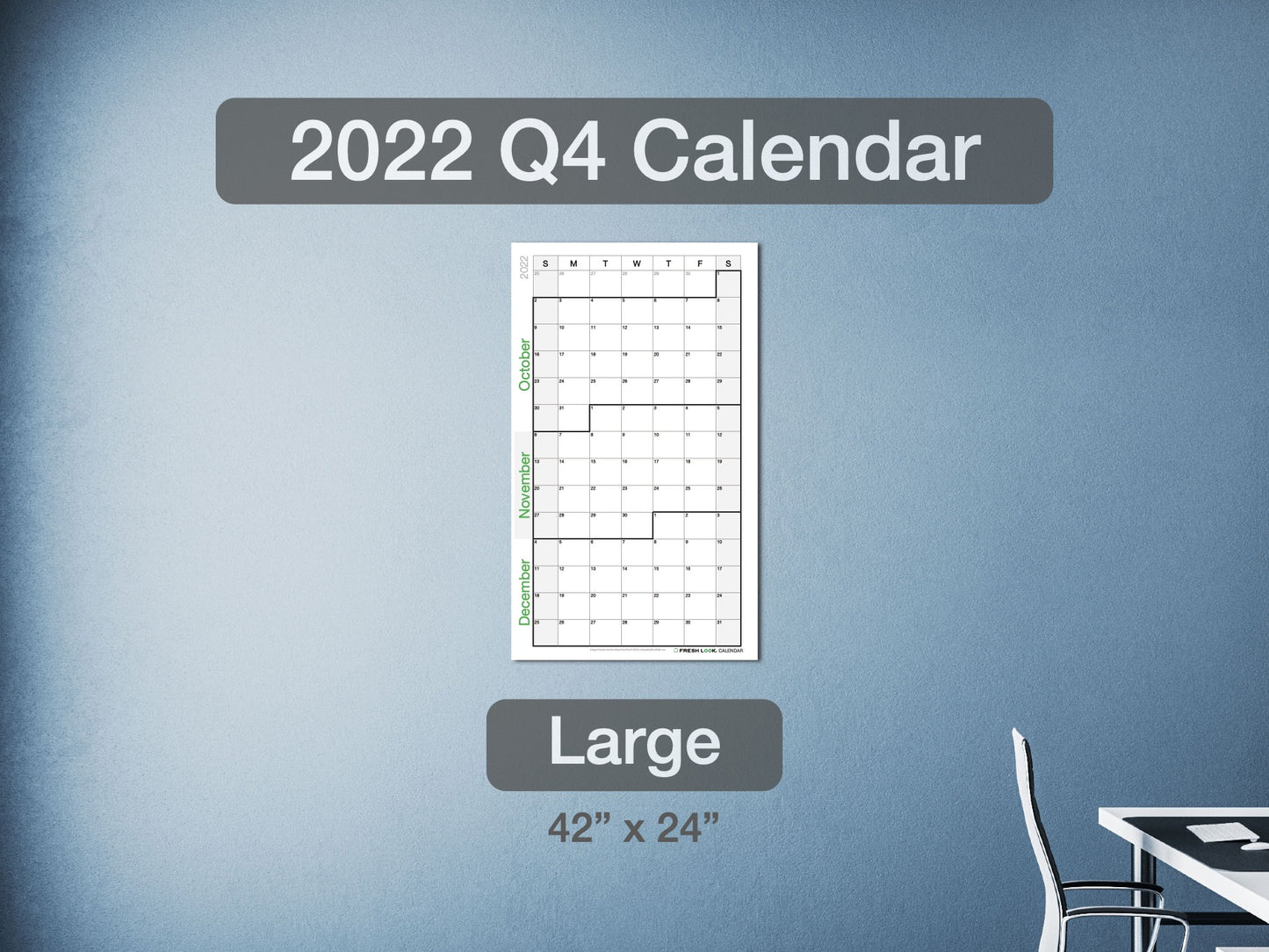 2022 Q4 Calendar Large