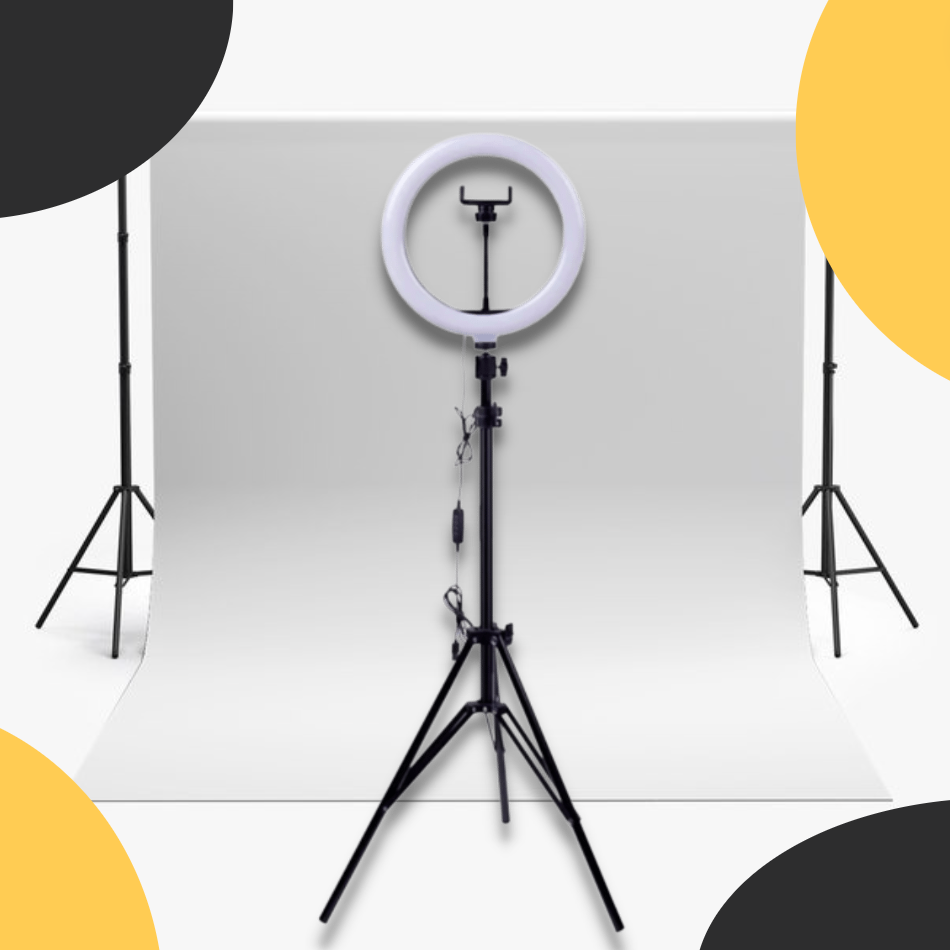 LED Key Light Plein Écran pour Diffusion, Anneau Lumineux Trepied pour  Telephone, Ring Light Professionnel Gradation en Continu, Lumiere Photo  pour Photographie Maquillage TIK Tok  : : High-Tech