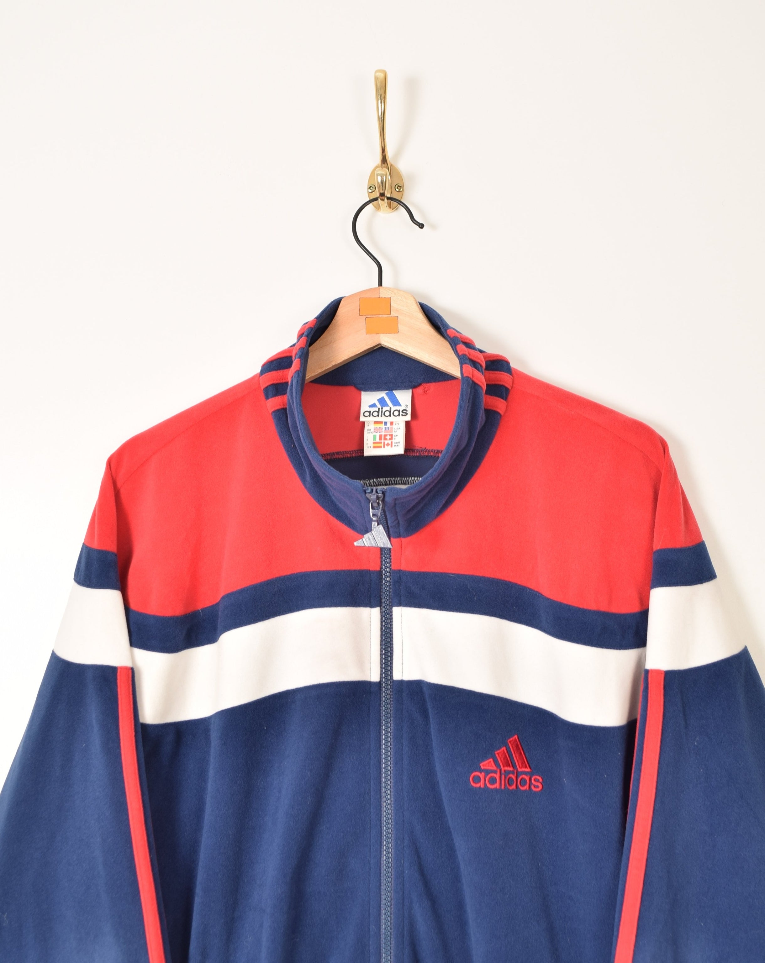 Adidas Vintage Velour Track Jacket (M) – FROM THE VINTAGE