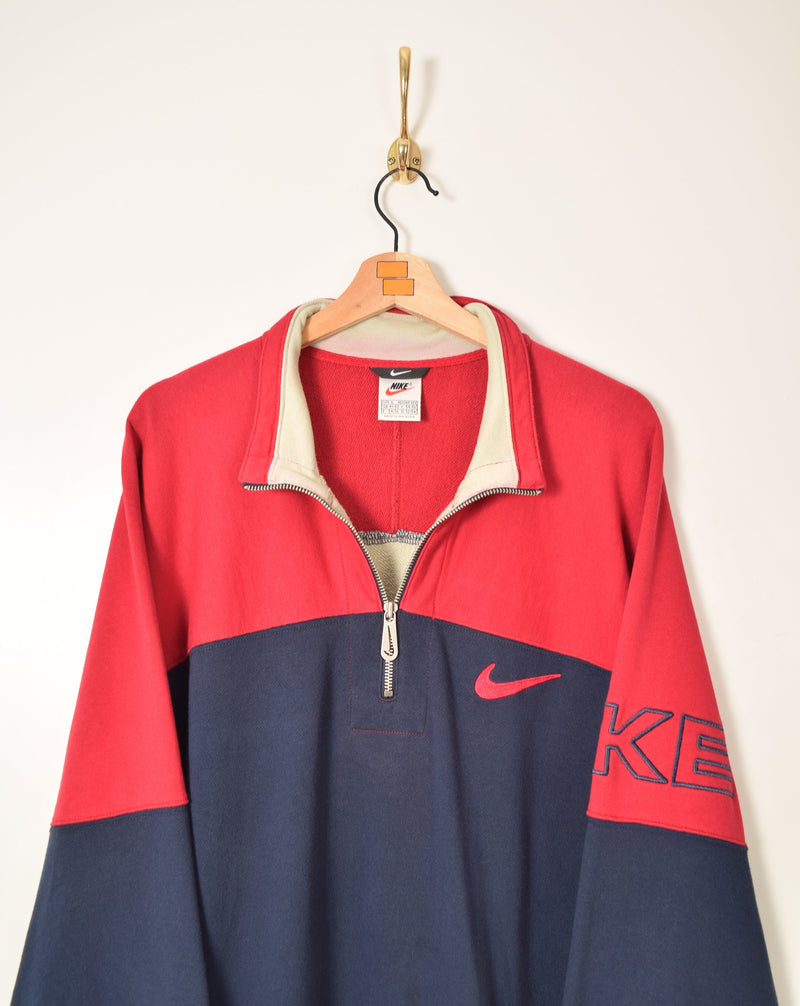 dentro de poco organizar es inutil Nike Vintage Half Zip Sweatshirt (XL) – FROM THE BLOCK VINTAGE