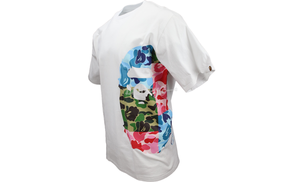 Bape ABC Crazy Camo Side Big Ape Head White T-Shirt-keep an eye out for this new Air Jordan 11 CMFT Low in coming months