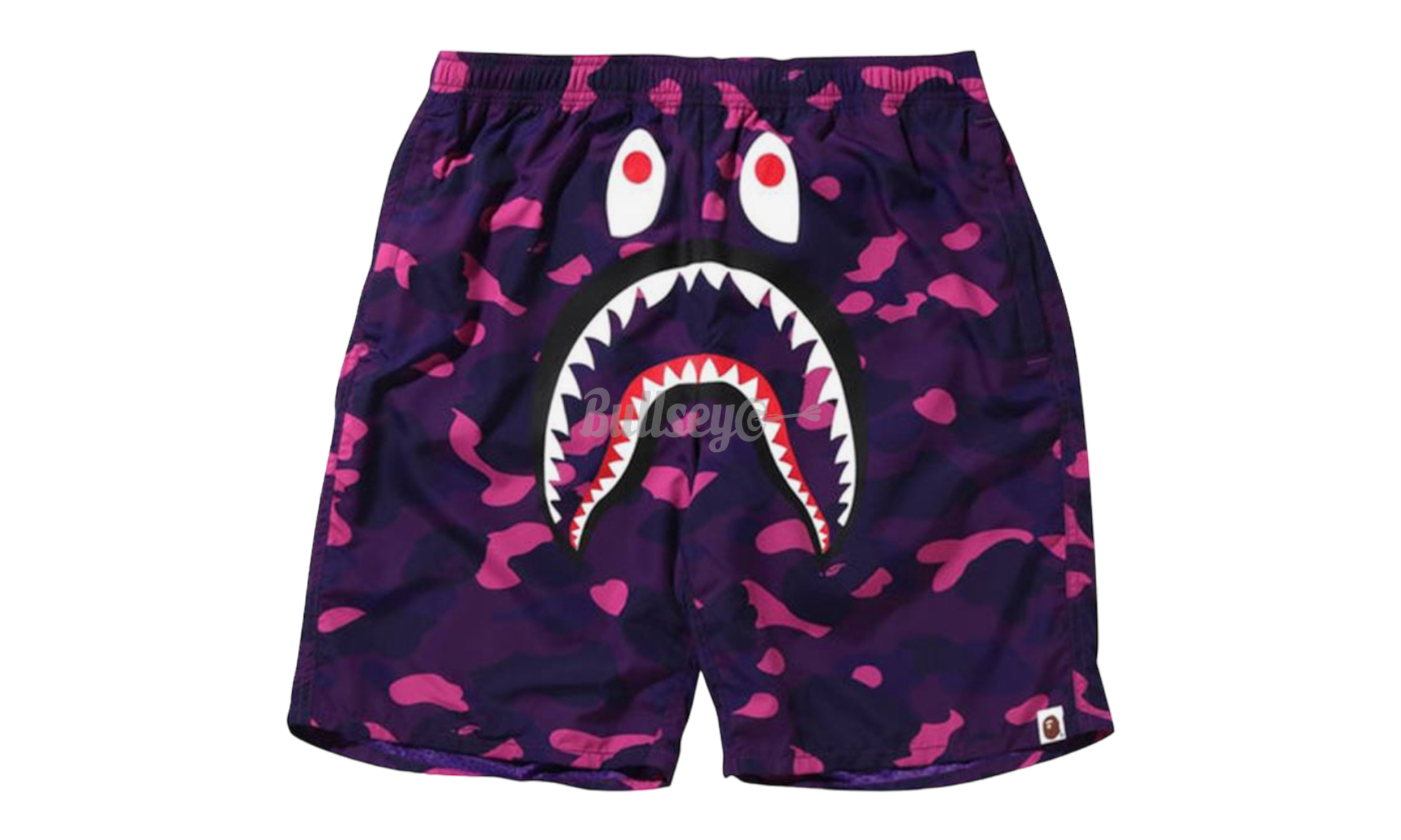 Bape Purple Camo Shark Nylon Shorts | BullseyeSB – Bullseye Sneaker ...