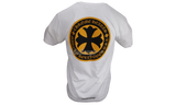 Chrome Hearts Yellow Cross White T-Shirt-Bullseye Grey Sneaker Boutique