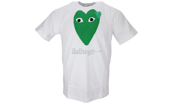 Comme Des Garcons PLAY Green Hearts White T-Shirt-Tênis adidas Insider Performance Speedmotion Preto