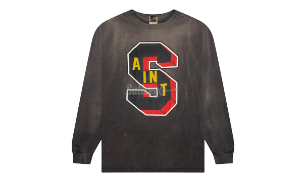 Saint Michael x Denim Tears Black ST Longsleeve T-Shirt-Bullseye Sneaker 5-46106-29 Boutique