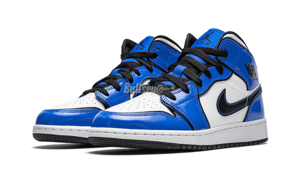 Подростковые высокие кроссовки nike air jordan Mid "Signal Blue" GS - Urlfreeze Sneakers Sale Online