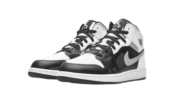 Air Jordan 1 Mid "White Shadow" GS - Cotton SUCCESS Sneakers vintage check