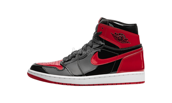Air Jordan 1 Retro High OG “Patent Bred”-side logo sneakers Schwarz