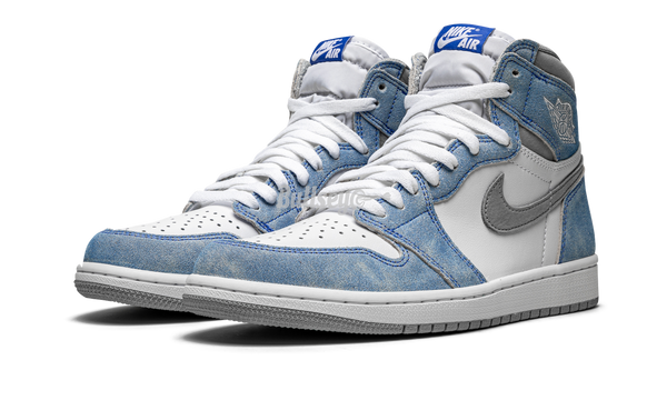 Sko Air Jordan 1 Mid SE för kvinnor Grå Retro "Hyper Royal"