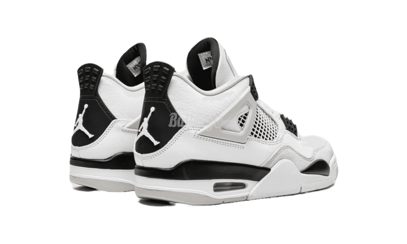 Air Jordan 4 Retro "Military Black" - Баскетбольные кроссовки Nike Air Jordan 1 Retro Mid Offf White Black Yellow
