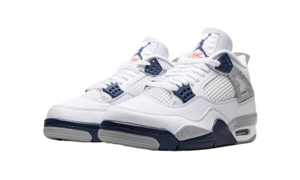 Air Jordan 4 Retro "Blanco Azul Marino Medianoche"