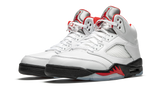 Air Jordan 5 Retro "Fire Red" - White Oreo 4s Jordan match Sneaker tees Elmo Hype V2