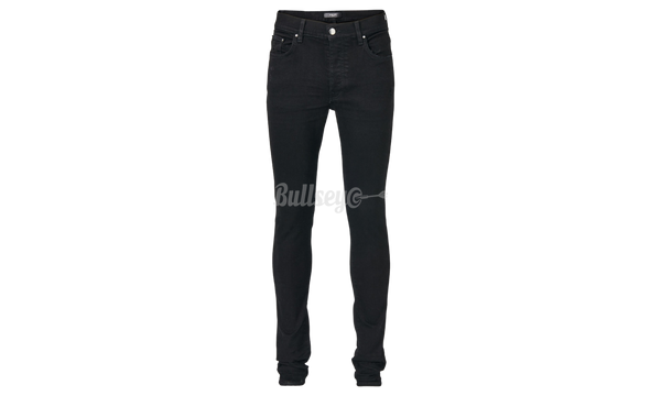 Amiri Black Stack Jeans-Jordan 8 Retro Cool Grey t shirts to match Fresh Inspection Grey