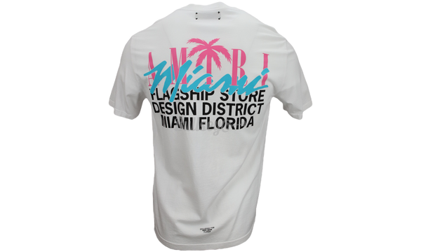 Amiri Miami Design District White T-Shirt-nike sb koston hypervulc amazon shoes