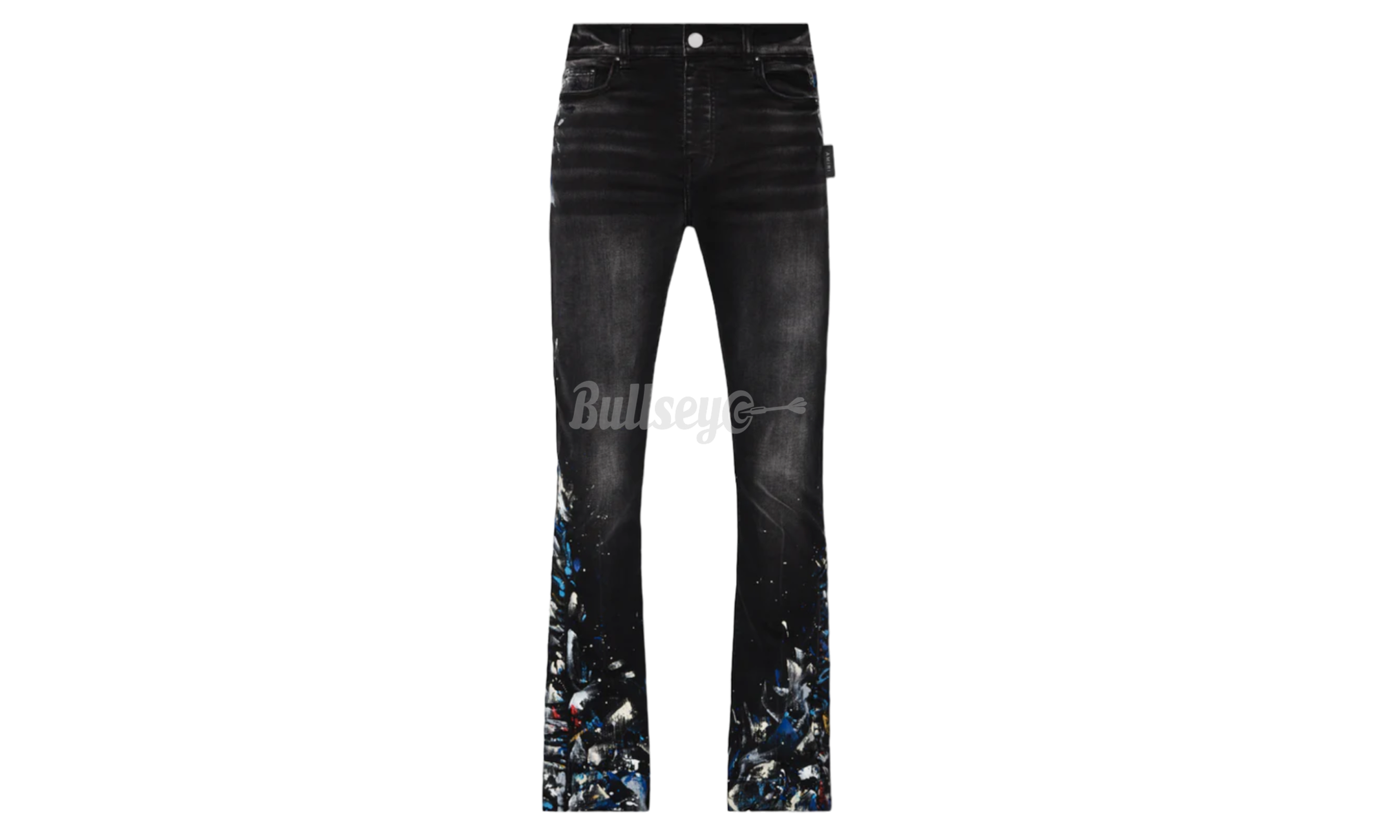 Amiri Paint Splatter Black Flare Jeans – Bullseye Sneaker Boutique