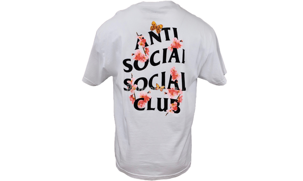 Anti-Social Club "Kkoch" White T-Shirt-Air Jordan 6 Rings GS Black Pink-White