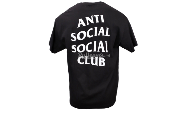 Anti-Social Club "Logo 2" Black T-Shirt-Высокие мужские кроссовки nike air jordan retro1 фиолетовые