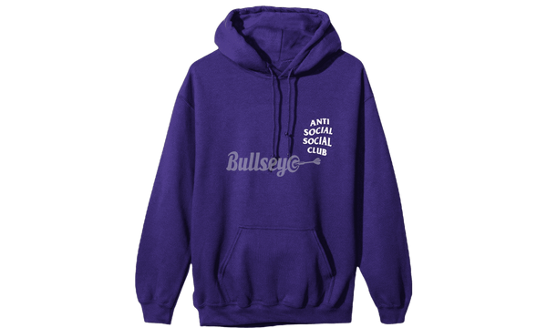 Anti-Social Social Club Purple Rain Hoodie - Bullseye printed Sneaker Boutique