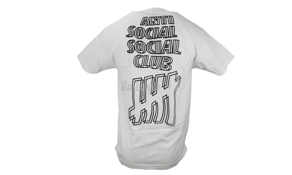 Anti-Social Club Undefeated White T-Shirt - Bullseye walk Sneaker Boutique