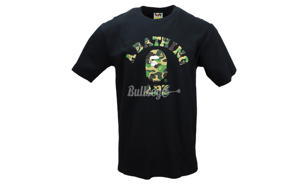 BAPE 1st Camo College Pattern Relaxed Fit Black T-Shirt-Urlfreeze Sneakers Sale Online