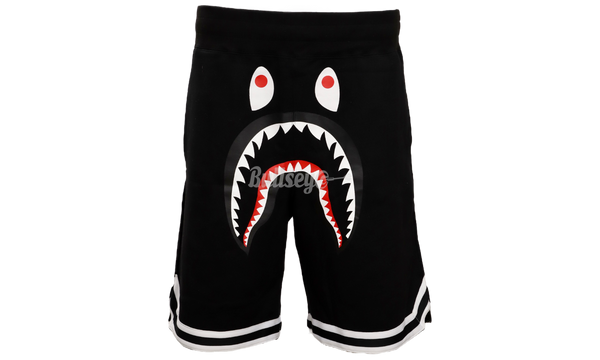 BAPE Black Basketball Sweat Shorts-Bullseye Mens Sneaker Boutique